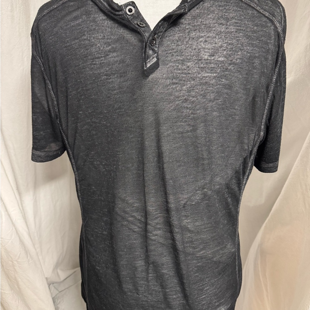 Helix Gray Polo Shirt Lightweight Casual